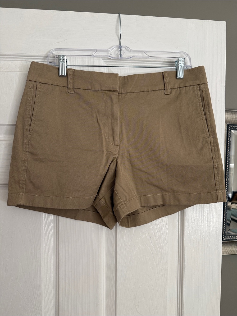 J. Crew Khaki Stretch Bermuda Shorts